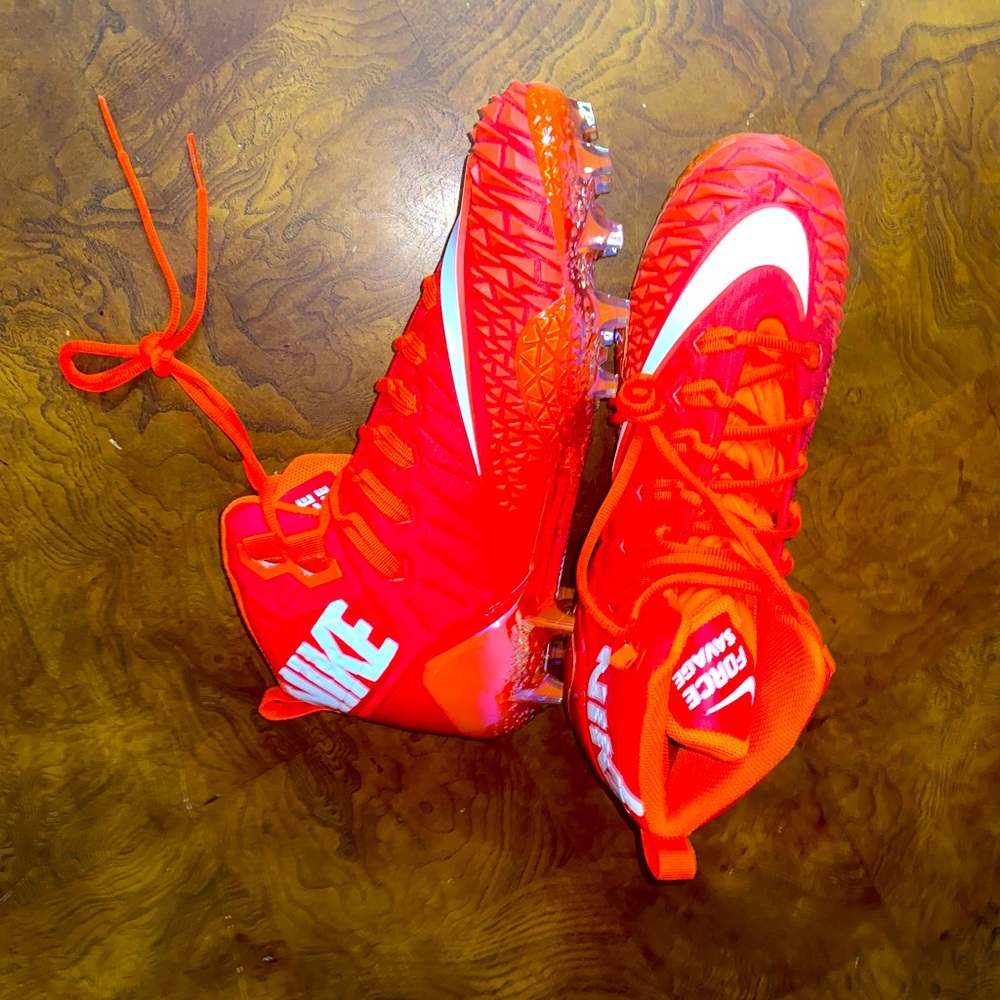 Orange with reflective bottoms